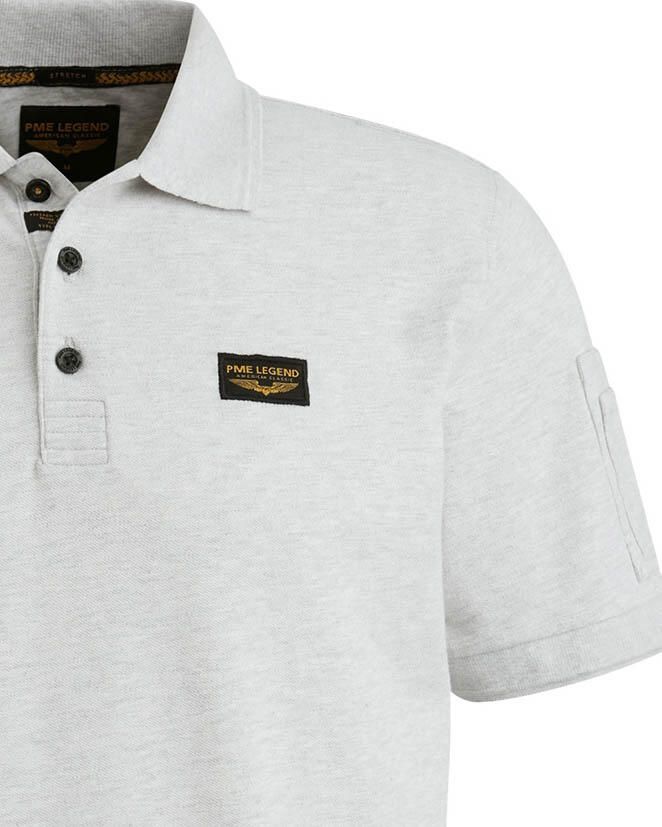 PME Legend Poloshirt met labeldetail - Foto 2