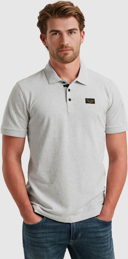 PME Legend Poloshirt met labeldetail - Foto 4