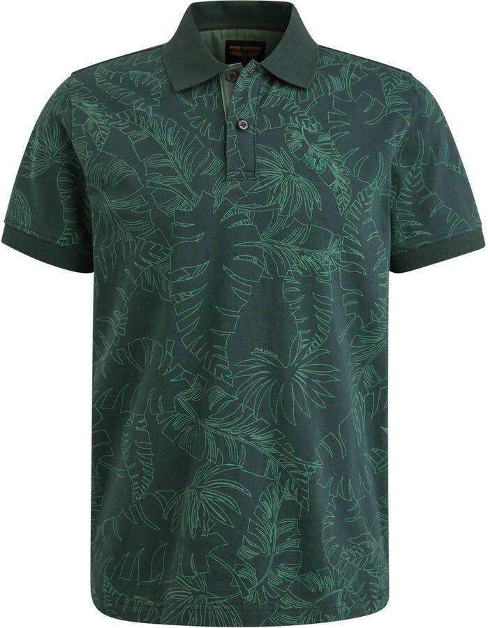 PME Legend Korte Mouw Polo Single Jersey Green Heren - Foto 8