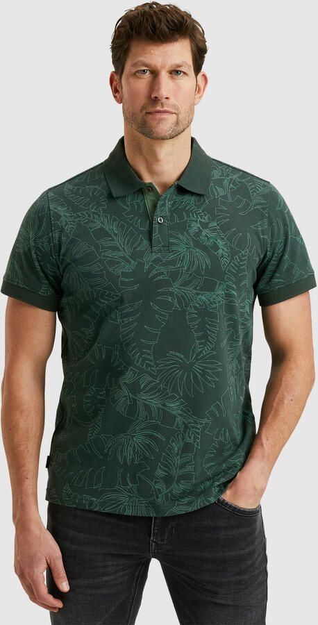 PME Legend Korte Mouw Polo Single Jersey Green Heren - Foto 5