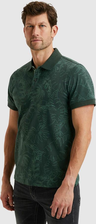 PME Legend Korte Mouw Polo Single Jersey Green Heren - Foto 7