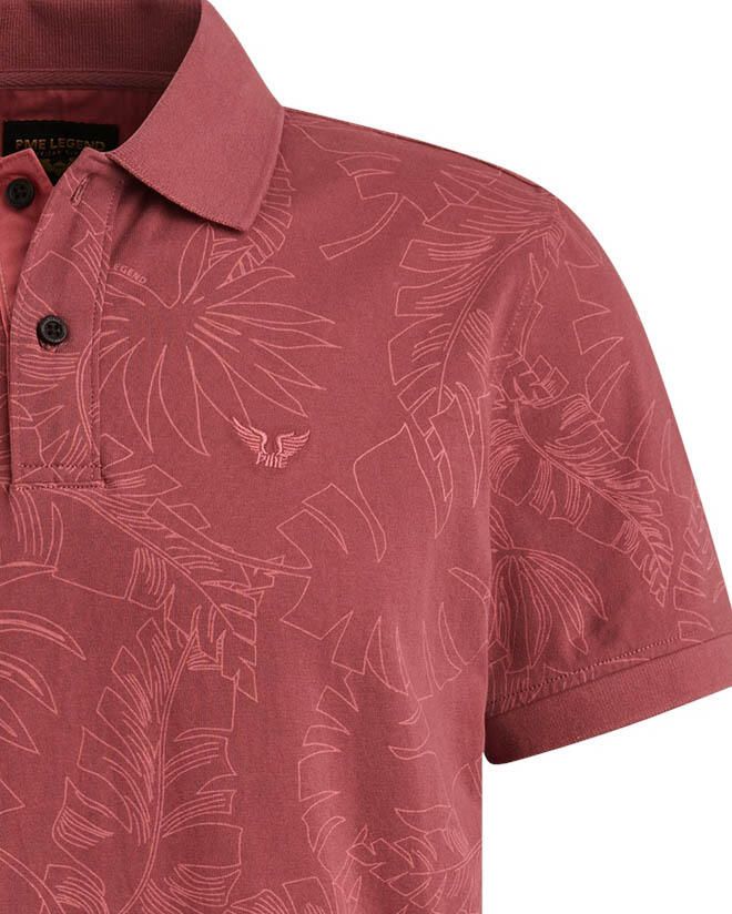 PME Legend Korte Mouw Polo Single Jersey Brown Heren - Foto 4