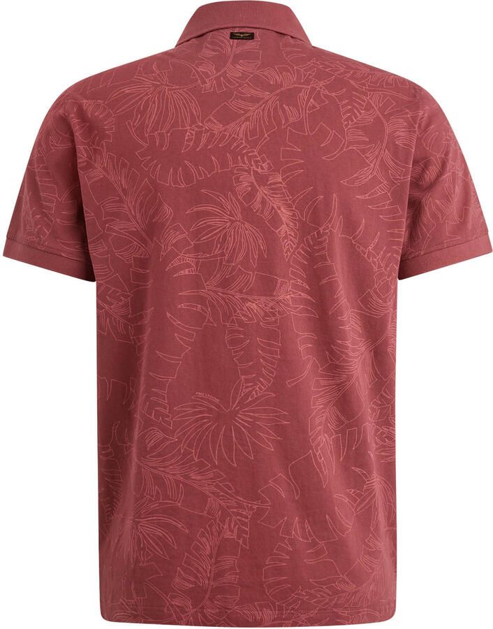 PME Legend Korte Mouw Polo Single Jersey Brown Heren - Foto 2