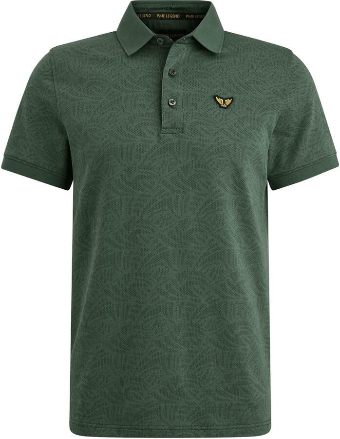 PME LEGEND Heren Polo's & T-shirts Short Sleeve Polo Jacquard Jersey Groen - Foto 6