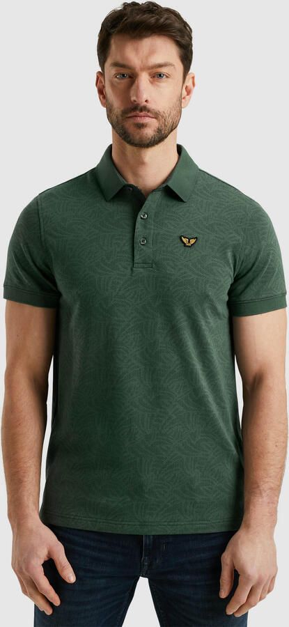 PME LEGEND Heren Polo's & T-shirts Short Sleeve Polo Jacquard Jersey Groen - Foto 8