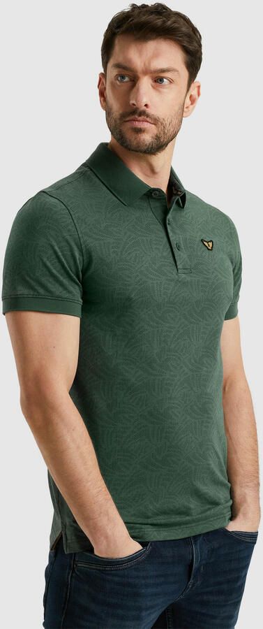PME LEGEND Heren Polo's & T-shirts Short Sleeve Polo Jacquard Jersey Groen - Foto 9