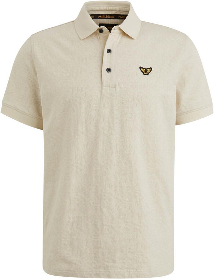 PME LEGEND Heren Polo's & T-shirts Short Sleeve Polo Jacquard Jersey Beige - Foto 9
