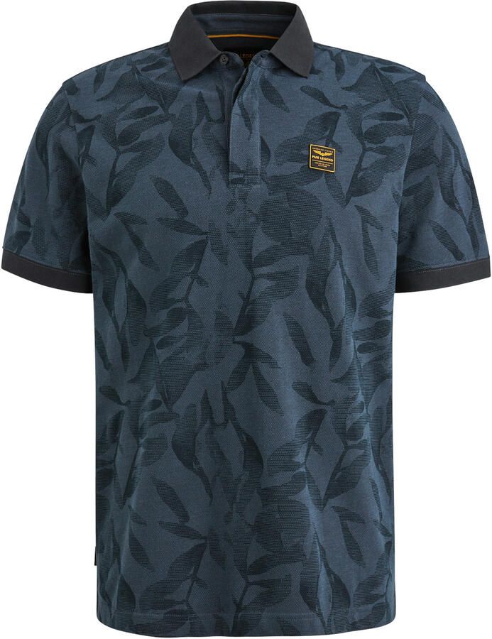 PME LEGEND Heren Polo's & T-shirts Two Tone Pique Printed Blauw - Foto 9