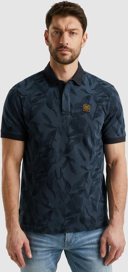 PME LEGEND Heren Polo's & T-shirts Two Tone Pique Printed Blauw - Foto 7