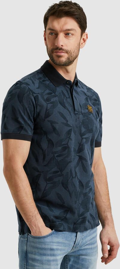 PME LEGEND Heren Polo's & T-shirts Two Tone Pique Printed Blauw - Foto 8