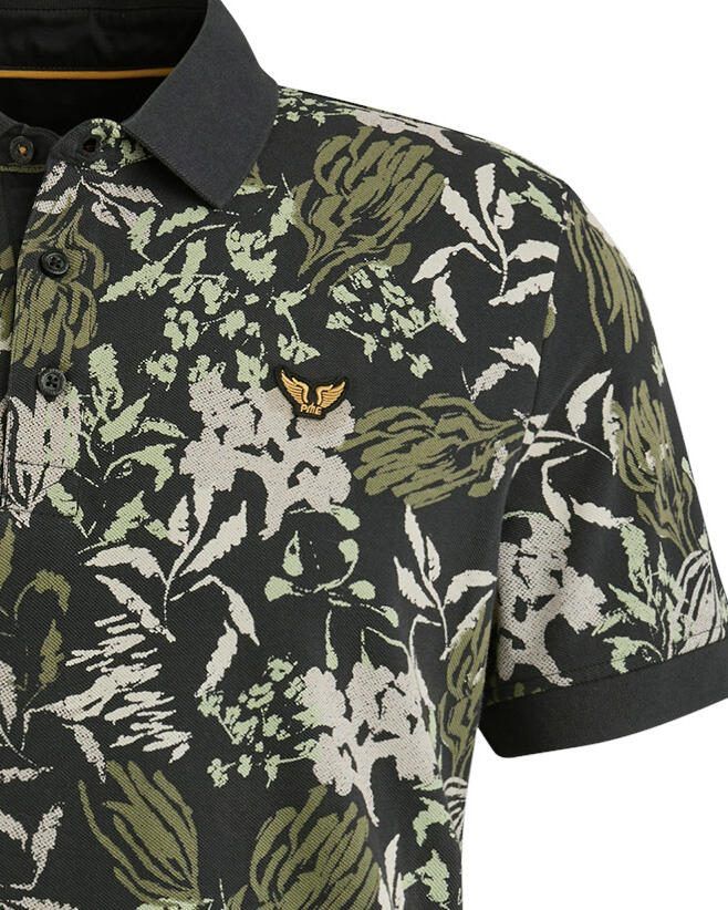 PME Legend Poloshirt Piqué Print Navy - Foto 6