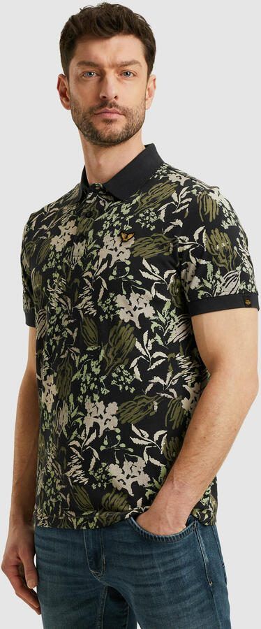 PME Legend Poloshirt Piqué Print Navy - Foto 8