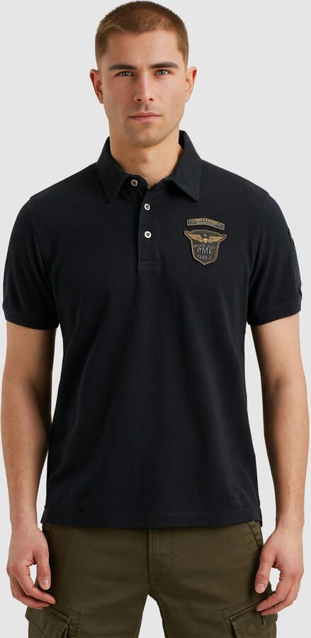 PME Legend regular polo blauw - Foto 3