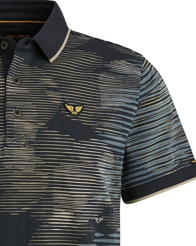 PME Legend regular polo donkerblauw - Foto 2