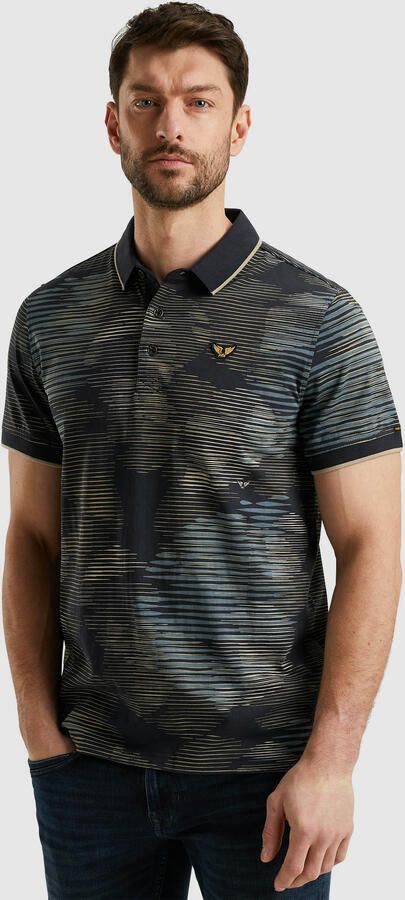 PME Legend regular polo donkerblauw - Foto 4