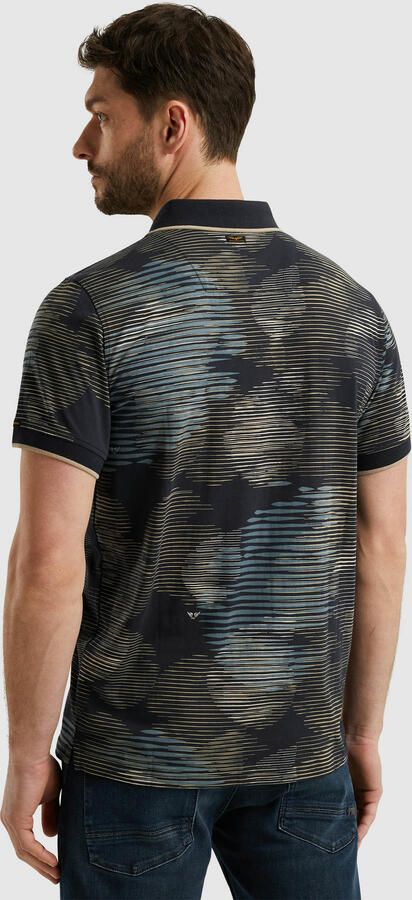 PME Legend regular polo donkerblauw - Foto 3