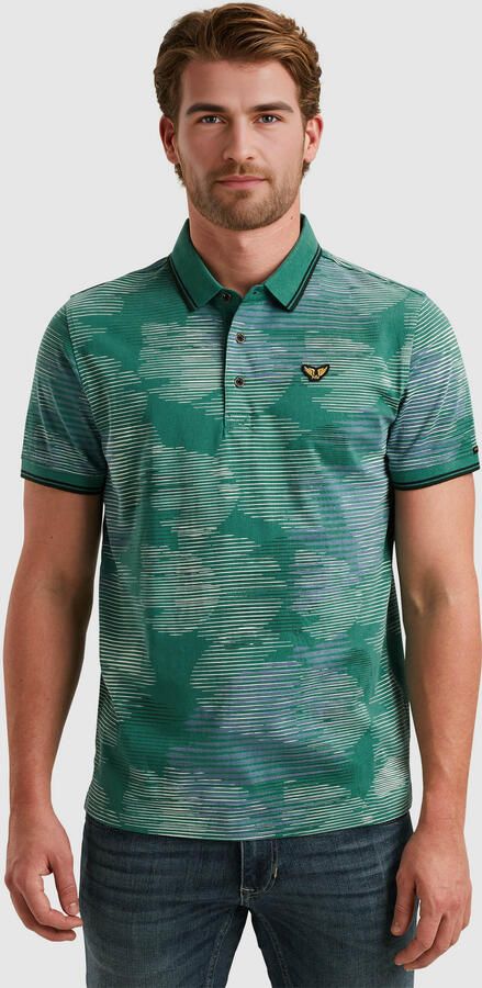 PME LEGEND Polo met allover print - Foto 3
