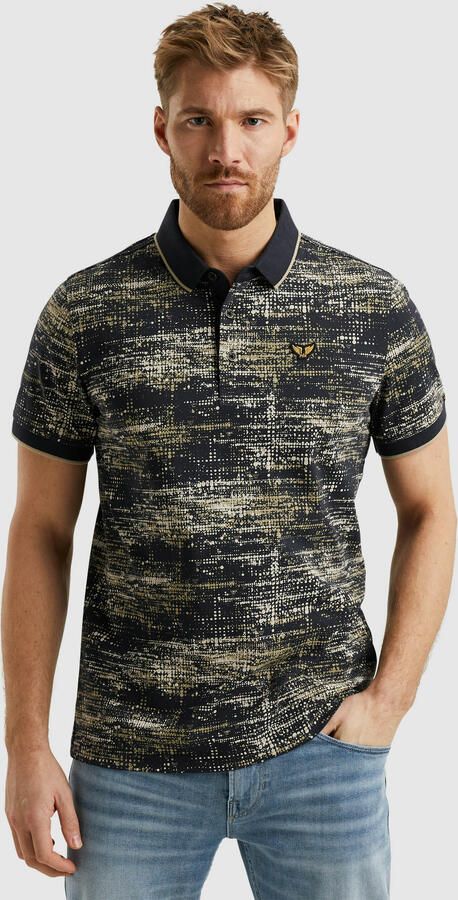 PME Legend regular polo donkerblauw - Foto 3