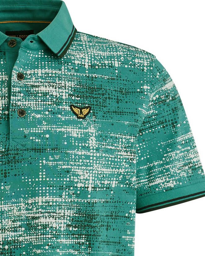PME LEGEND Polo met allover print - Foto 2