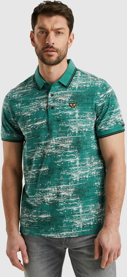 PME LEGEND Polo met allover print - Foto 3