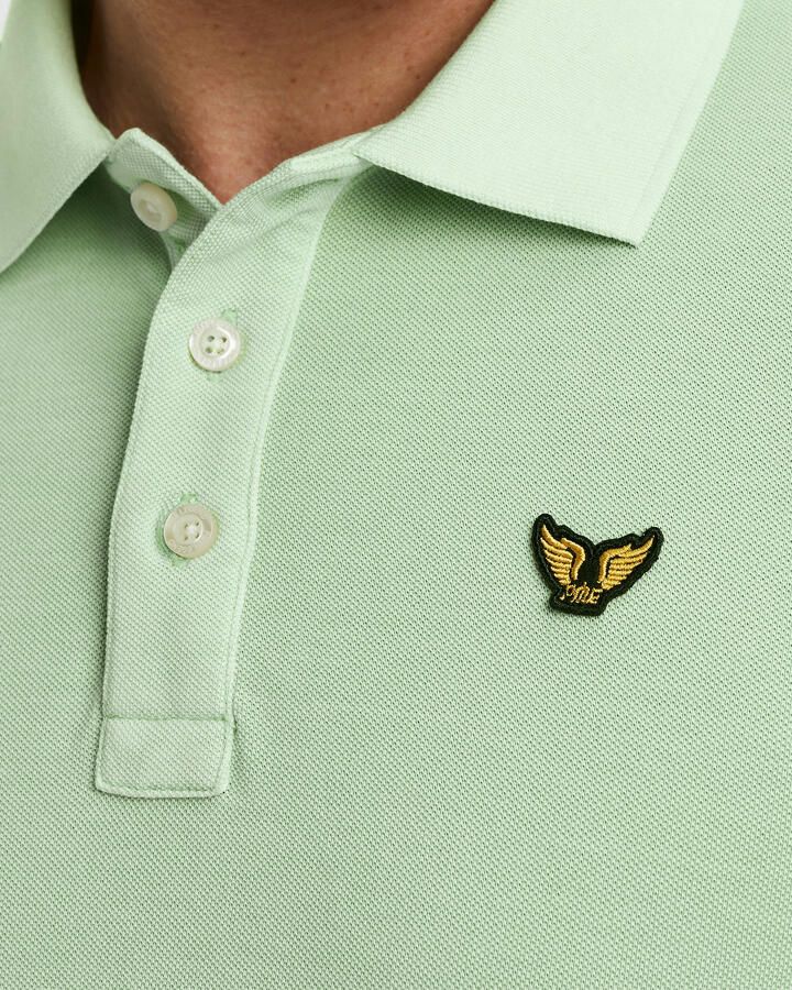 PME LEGEND Heren Polo's & T-shirts Pique Garment Dye Groen - Foto 8