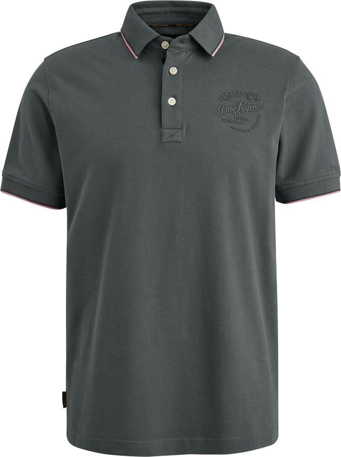 PME Legend regular polo grijs - Foto 2