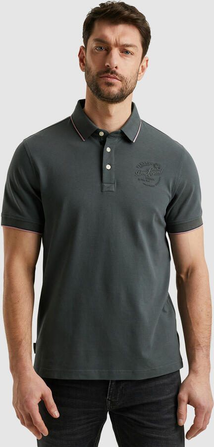 PME Legend regular polo grijs - Foto 4