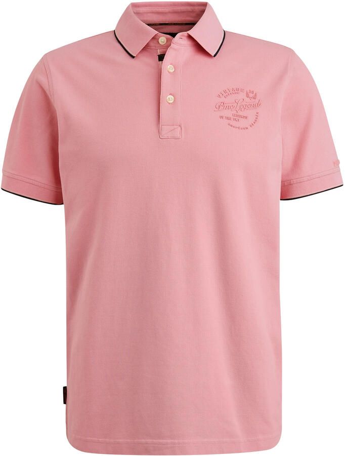 PME LEGEND Heren Polo's & T-shirts Stretch Pique Package Roze - Foto 9
