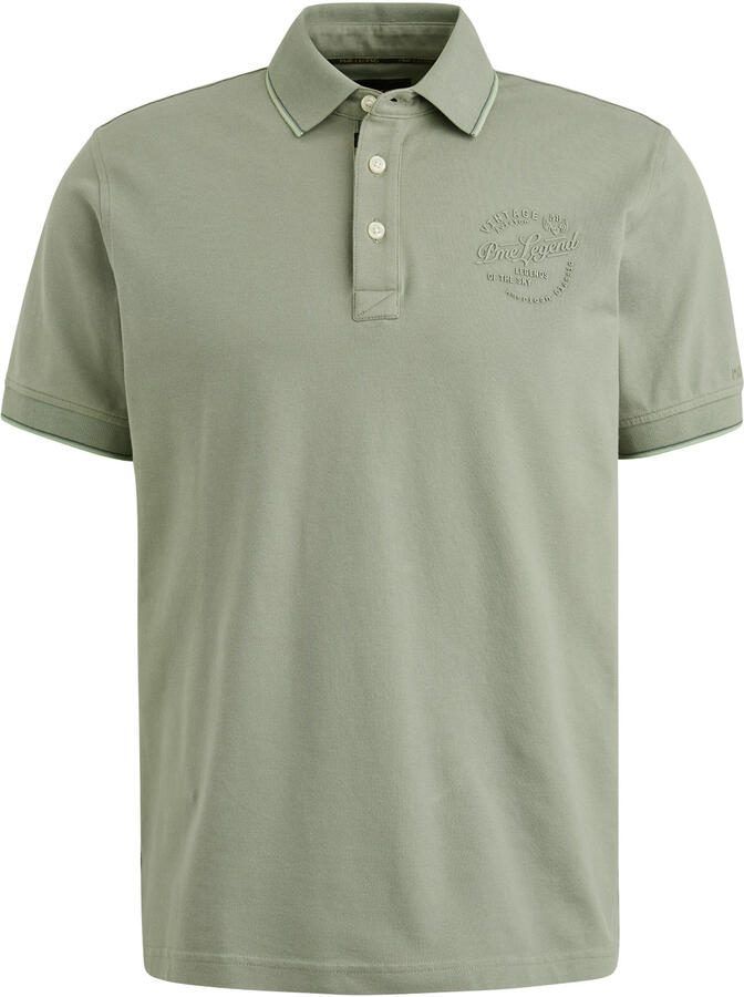 PME LEGEND Heren Polo's & T-shirts Stretch Pique Package Khaki