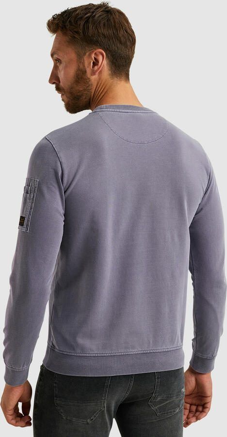 PME Legend Crewneck Terry Sweatshirt Purple Heren - Foto 5