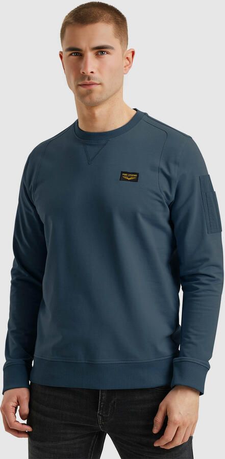 PME LEGEND Heren Truien & Vesten Crewneck Airstrip Sweat Blauw - Foto 7