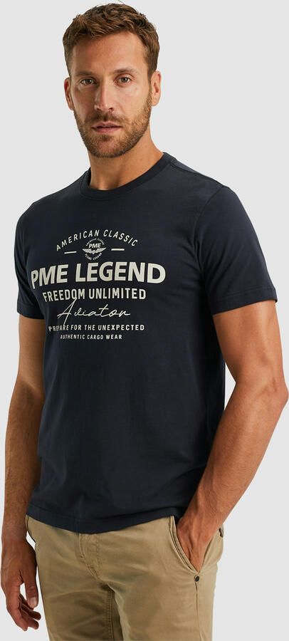PME Legend T-shirt met labelprint - Foto 3