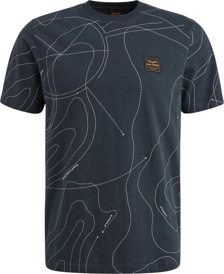 PME Legend Korte Mouw R-Neck Jersey T-shirt Blue Heren - Foto 2