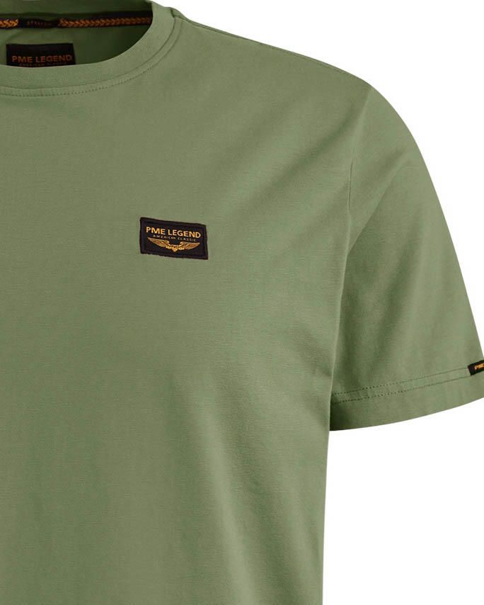 PME LEGEND Heren Polo's & T-shirts Short Sleeve R-neck Guyver Tee Groen - Foto 7