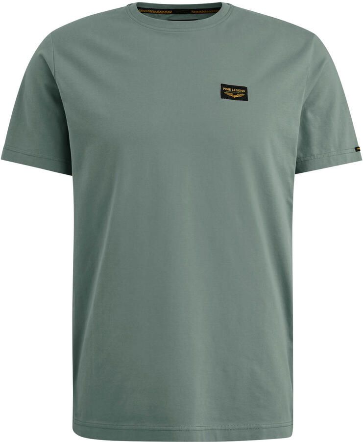 PME LEGEND Heren Polo's & T-shirts Short Sleeve R-neck Guyver Tee Groen - Foto 5