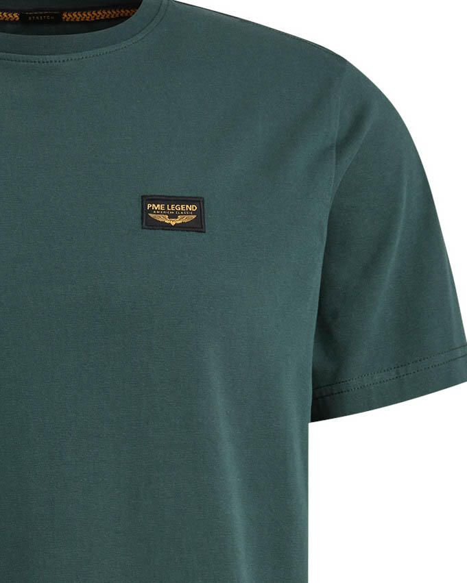 PME LEGEND Heren Polo's & T-shirts Short Sleeve R-neck Guyver Tee Groen