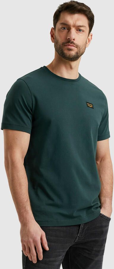 PME LEGEND Heren Polo's & T-shirts Short Sleeve R-neck Guyver Tee Groen - Foto 3