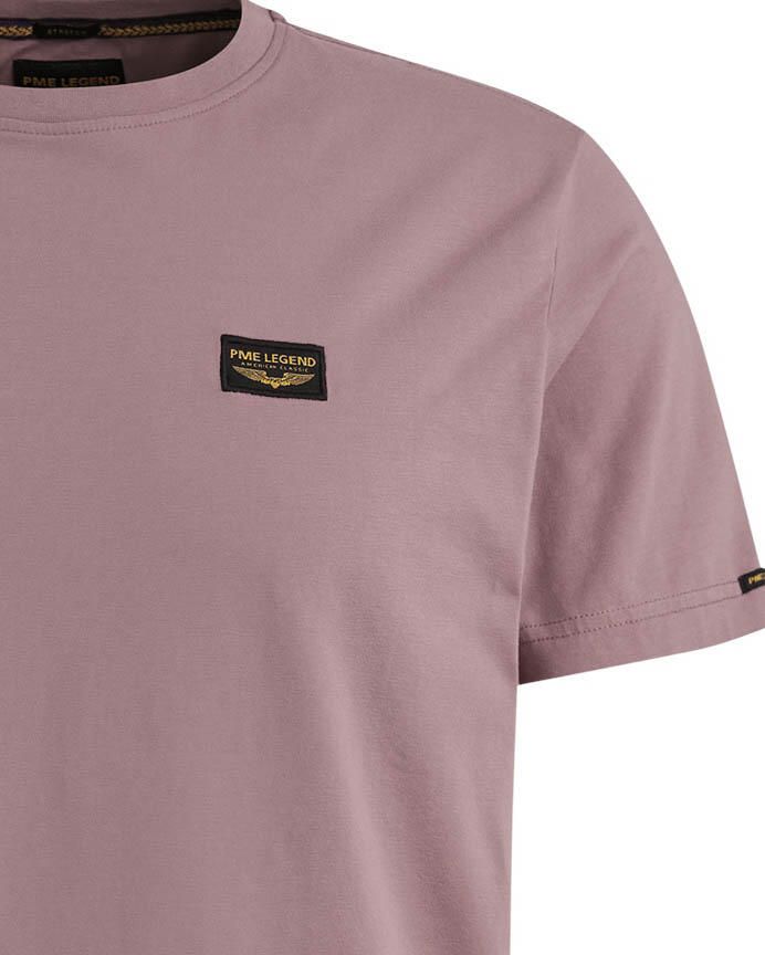 PME LEGEND Heren Polo's & T-shirts Short Sleeve R-neck Guyver Tee Paars - Foto 6