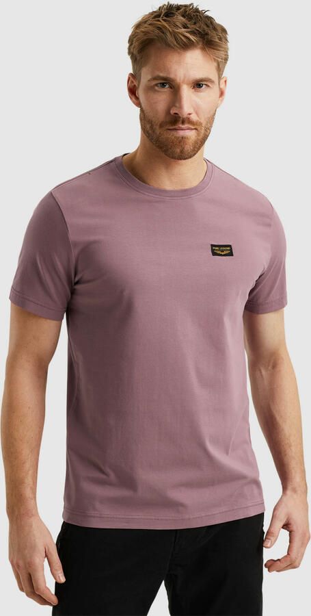 PME LEGEND Heren Polo's & T-shirts Short Sleeve R-neck Guyver Tee Paars - Foto 5