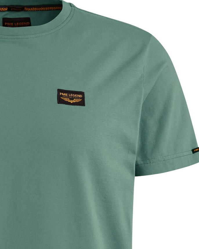 PME LEGEND Heren Polo's & T-shirts Short Sleeve R-neck Guyver Tee Groen - Foto 6