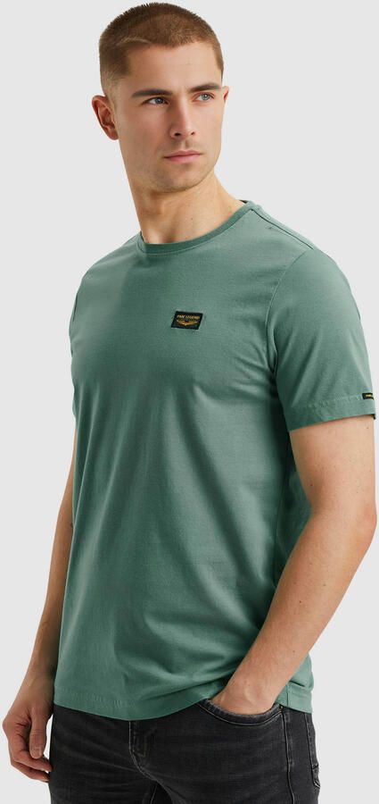 PME LEGEND Heren Polo's & T-shirts Short Sleeve R-neck Guyver Tee Groen - Foto 5