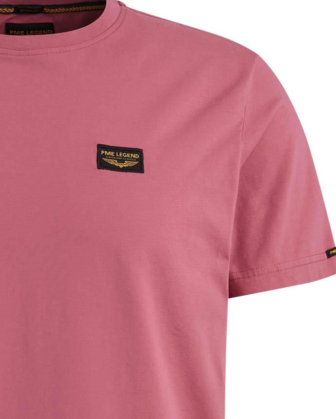PME LEGEND Heren Polo's & T-shirts Short Sleeve R-neck Guyver Tee Roze - Foto 3