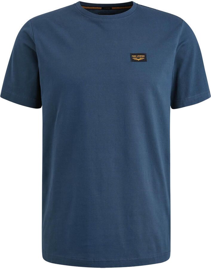 PME LEGEND Heren Polo's & T-shirts Short Sleeve R-neck Guyver Tee Donkerblauw - Foto 4