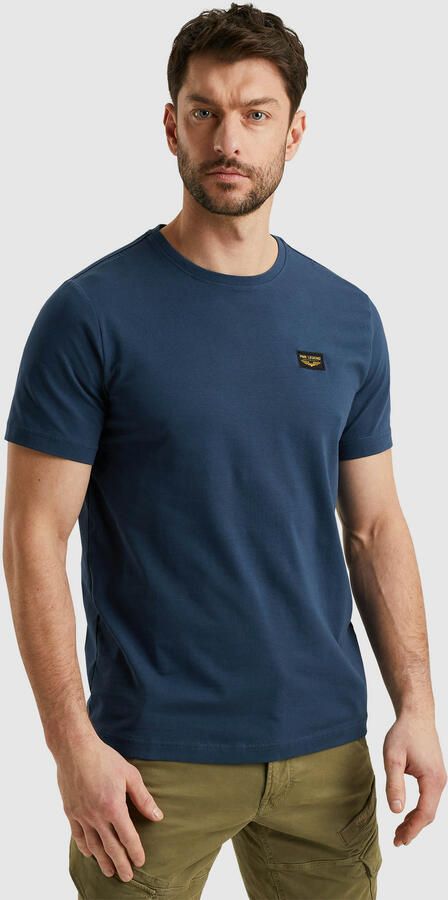 PME LEGEND Heren Polo's & T-shirts Short Sleeve R-neck Guyver Tee Donkerblauw - Foto 2