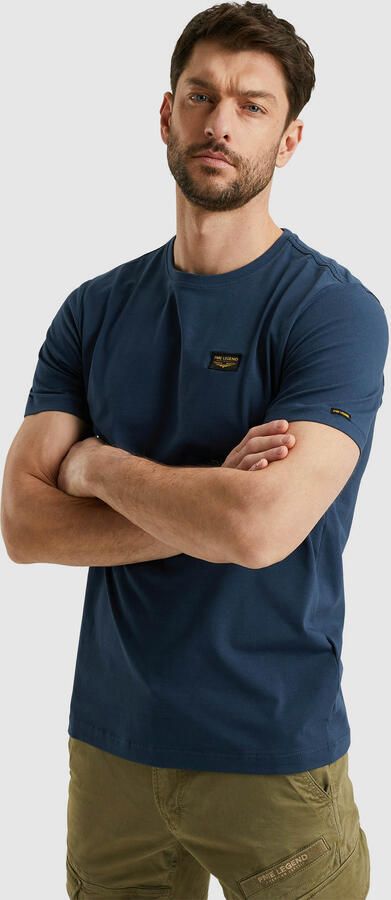 PME LEGEND Heren Polo's & T-shirts Short Sleeve R-neck Guyver Tee Donkerblauw - Foto 3
