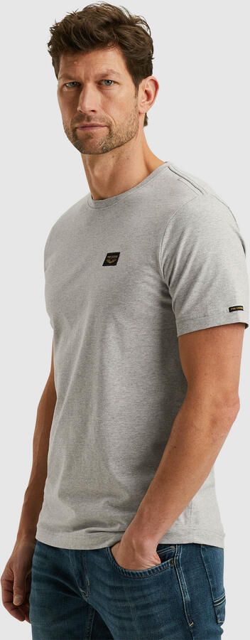 PME LEGEND Heren Polo's & T-shirts Short Sleeve R-neck Guyver Tee Grijs - Foto 3
