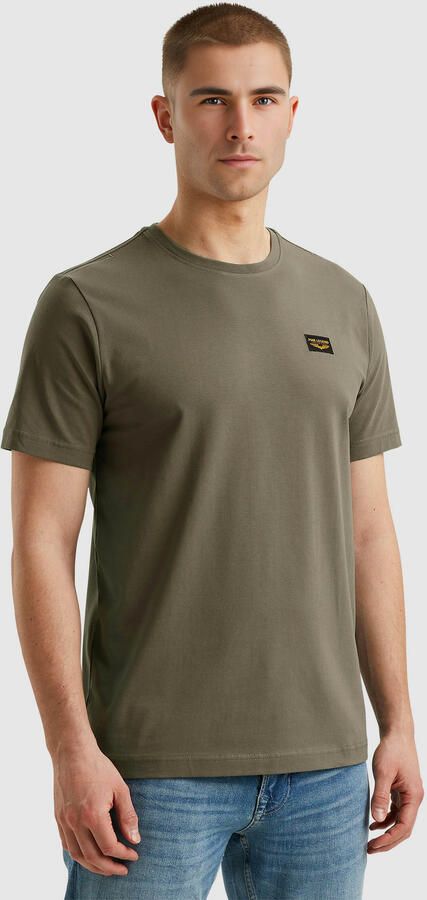 PME LEGEND Heren Polo's & T-shirts Short Sleeve R-neck Guyver Tee Groen - Foto 4