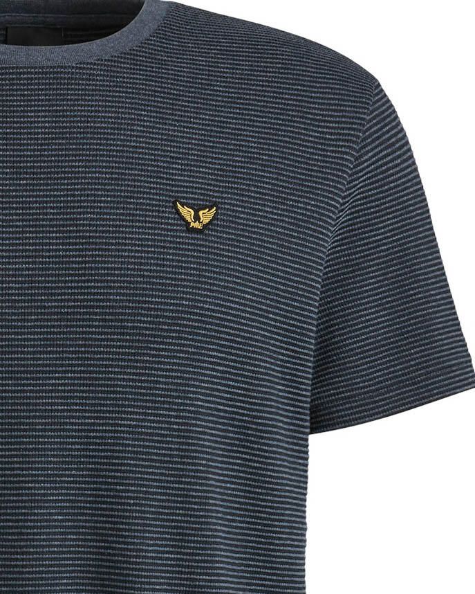 PME Legend T-Shirt Textured Stripe Navy - Foto 6