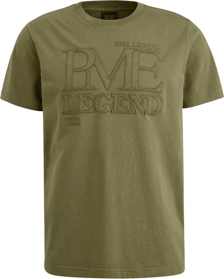 PME LEGEND Heren Polo's & T-shirts Single Jersey Olijf - Foto 9
