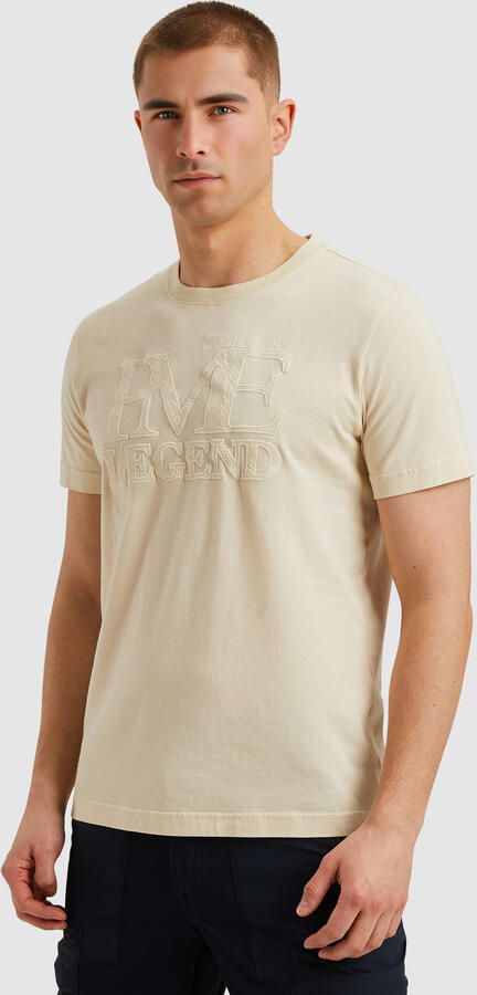 PME LEGEND Heren Polo's & T-shirts Single Jersey Gebroken Wit - Foto 7